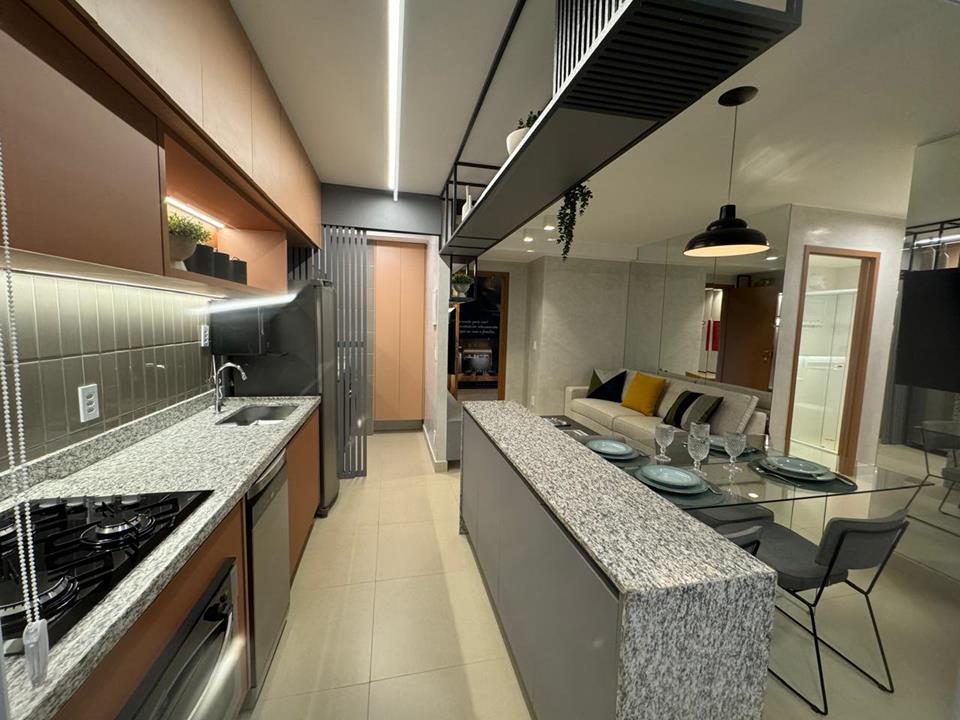 Quadra 102 Conjunto 2 - apartamento 2 quartos sendo um suite, com 56m² com varanda lazer de resort ao lado da estaçao do metro de samambia UP RESORT RESIDENCIAL novo — foto 3