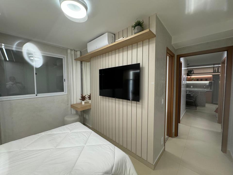 Quadra 102 Conjunto 2 - apartamento 2 quartos sendo um suite, com 56m² com varanda lazer de resort ao lado da estaçao do metro de samambia UP RESORT RESIDENCIAL novo — foto 4