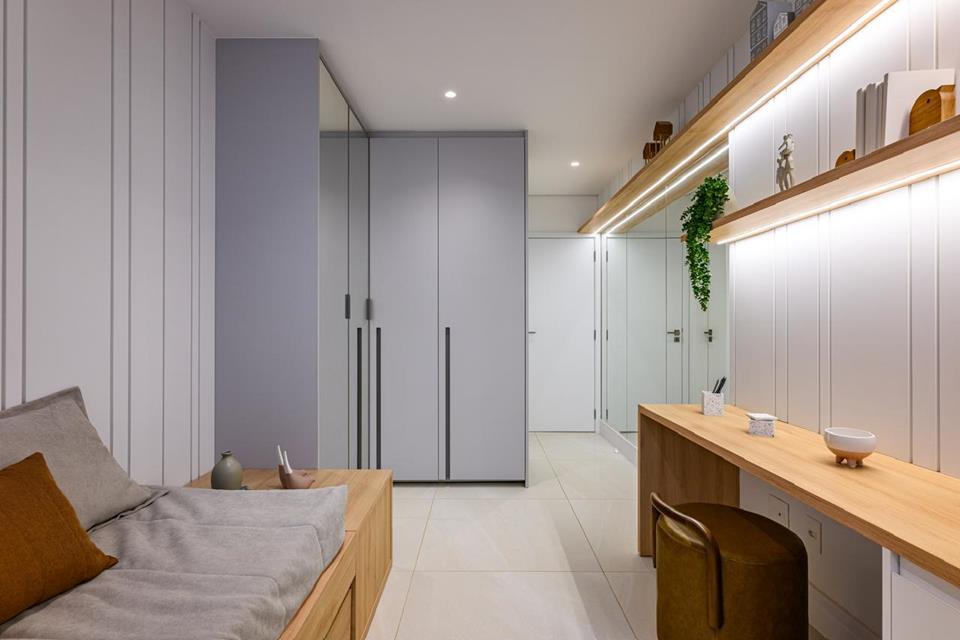 SQNW 303 Bloco B - Apartamento 4 quartos decorado e mobiliado a venda no noroeste sendo 4 suites elevador privativo 5 andar vazado vista livre ao lado do paque novo  PRONTO PARA MORAR vendo — foto 11