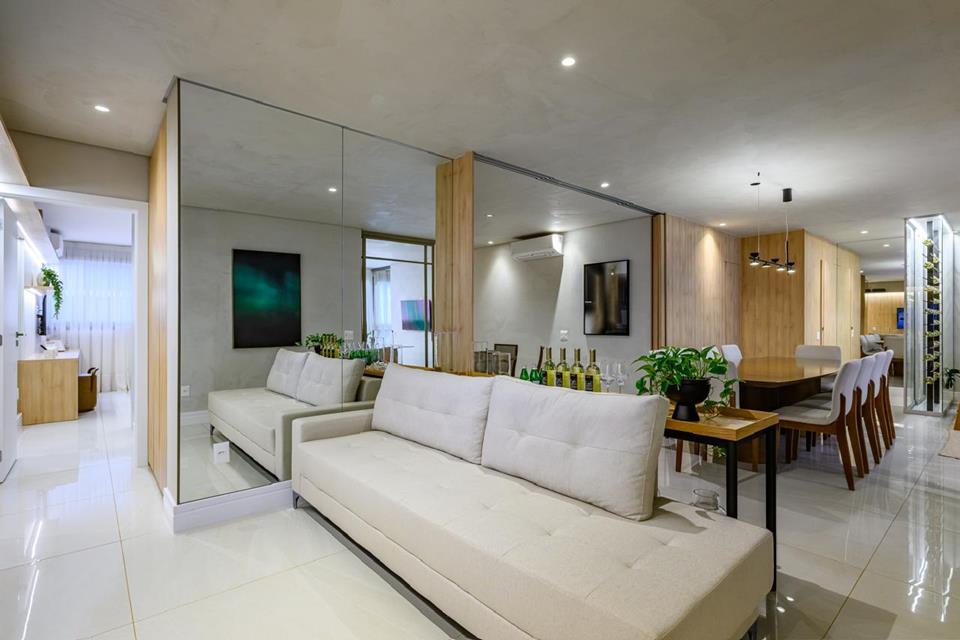 SQNW 303 Bloco B - Apartamento 4 quartos decorado e mobiliado a venda no noroeste sendo 4 suites elevador privativo 5 andar vazado vista livre ao lado do paque novo  PRONTO PARA MORAR vendo — foto 3