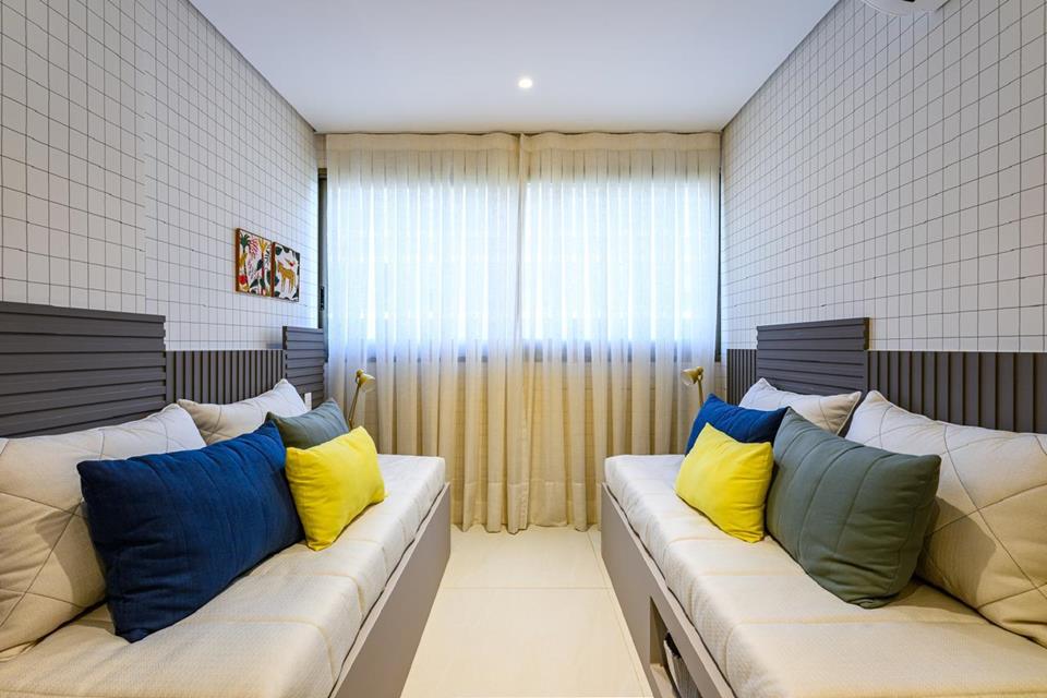 SQNW 303 Bloco B - Apartamento decorado mobiliado vazado elevador privativo 4 quartos sendo 4 suites com 204,92m² a venda no noroeste pronto para morar novo ao lado do parque — foto 6