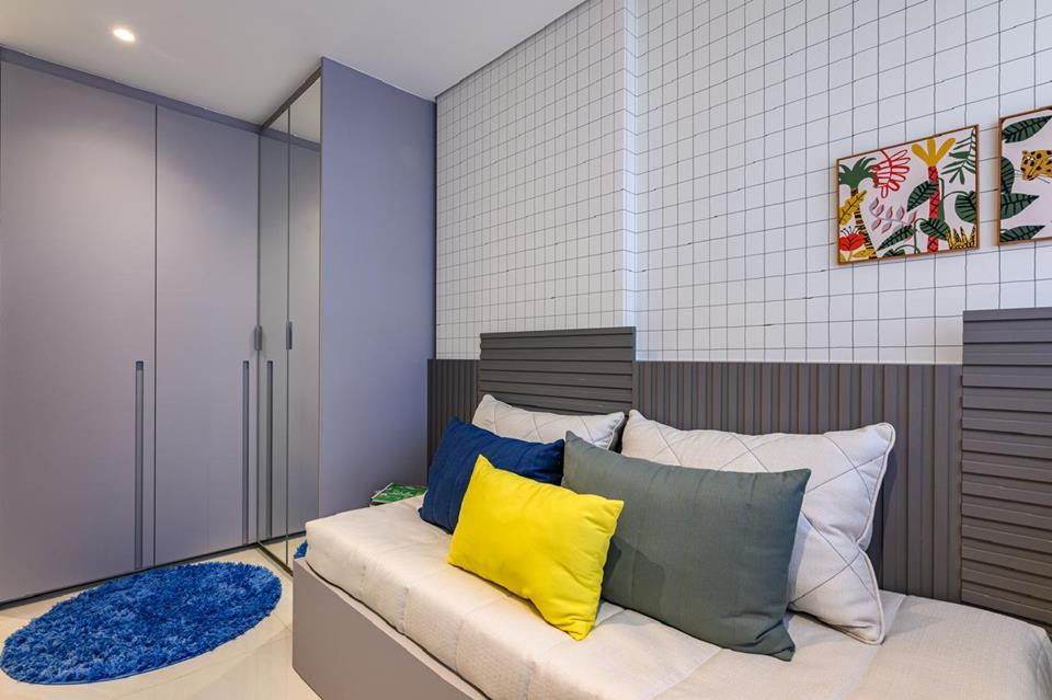 SQNW 303 Bloco B - Apartamento decorado mobiliado vazado elevador privativo 4 quartos sendo 4 suites com 204,92m² a venda no noroeste pronto para morar novo ao lado do parque — foto 8