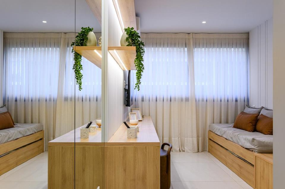 SQNW 303 Bloco B - Apartamento decorado mobiliado vazado elevador privativo 4 quartos sendo 4 suites com 204,92m² a venda no noroeste pronto para morar novo ao lado do parque — foto 10